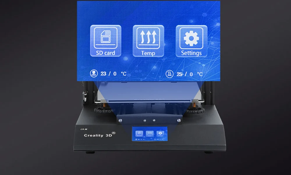 Горячая CREALITY CR-X 3D-принтер, многоцветная печать, Набор для творчества, сенсорный экран, двойной охлаждающий веер, 3D-принтер