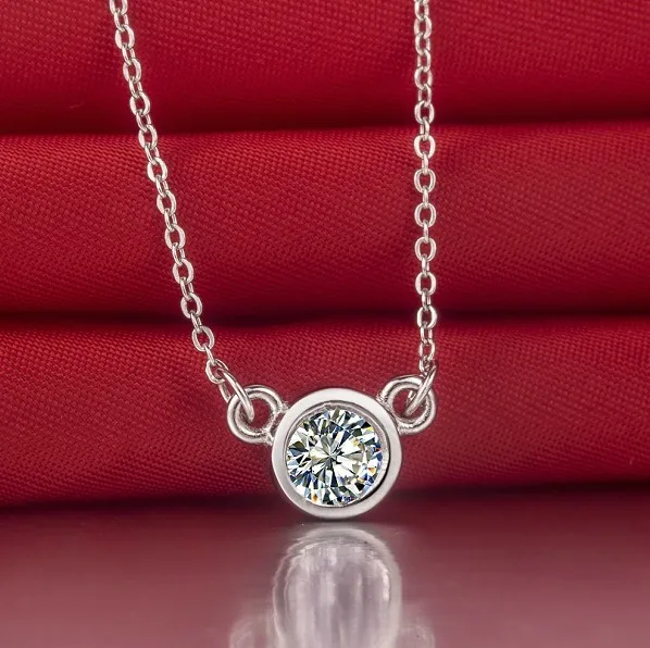 OEM чистый белый женский заказной 0.5CT круглая огранка Сердца и стрелы SONA имитирует