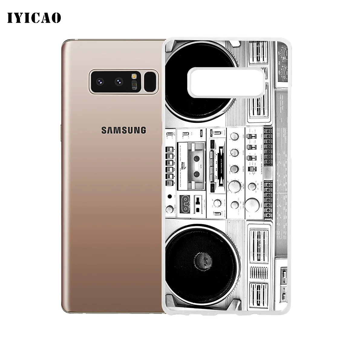 IYICAO ностальгическая Лента Радио Мягкий силиконовый чехол для телефона Samsung A5 A6 Plus