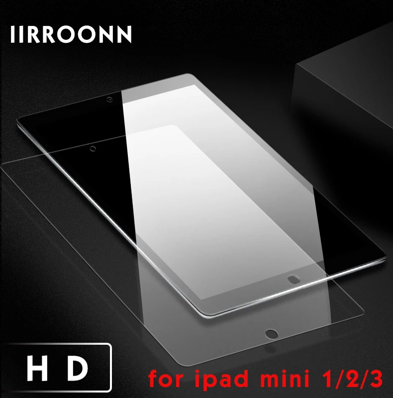 IIRROONN анти-синий свет закаленное стекло для Apple ipad mini 1 2 протектор экрана для ipad mini 4 3 таблетки защитная пленка - Цвет: HD