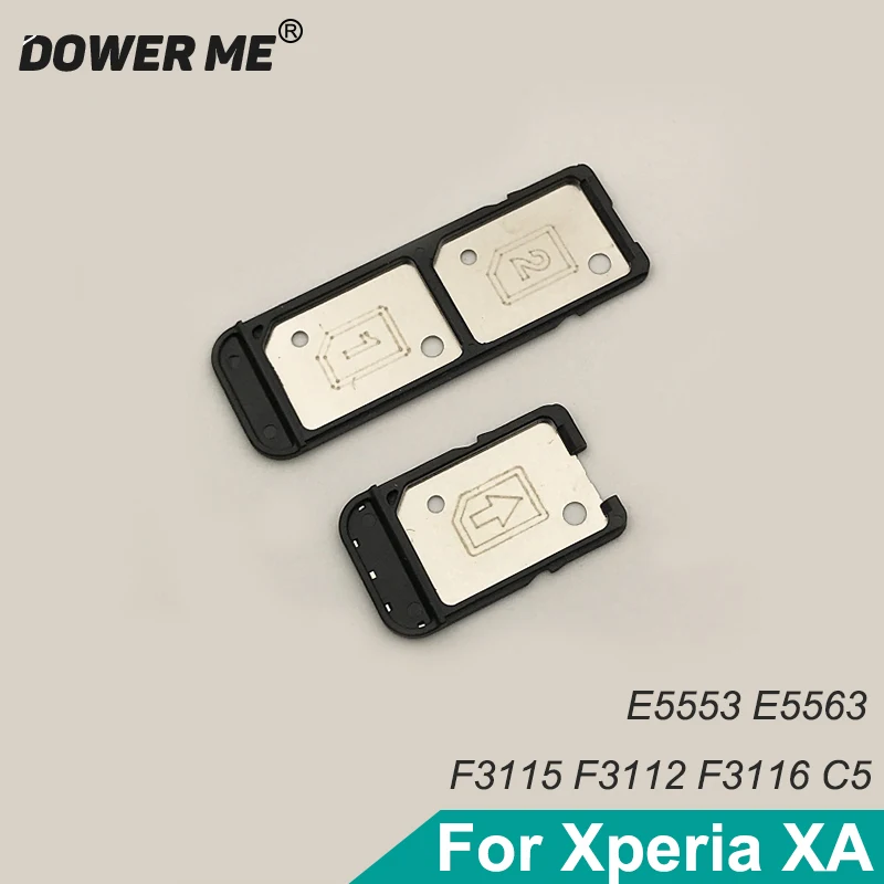 Лоток для sim карт Dower Me держатель Sony Xperia XA F3111 F3113 F3115 F3112 F3116 Dual|tray holders|sim card traysim holder |