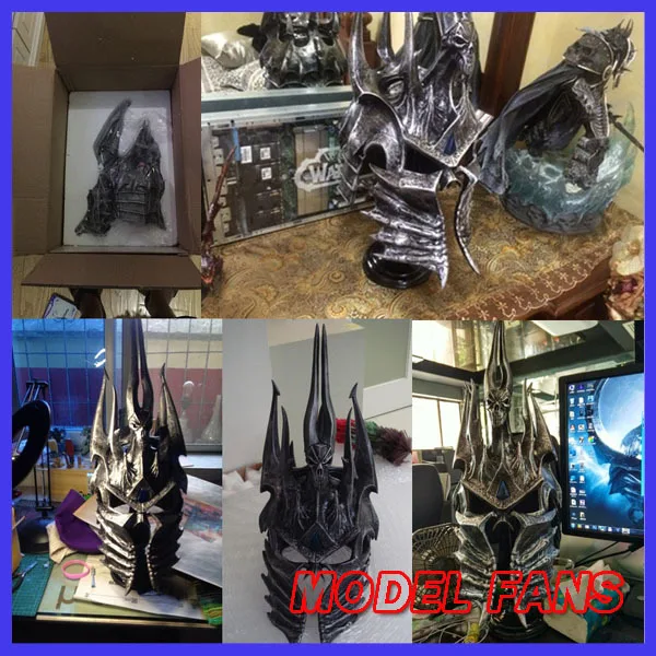 

MODEL FANS Glass steel made HCMY Lich King helmet 1:1 for Collection