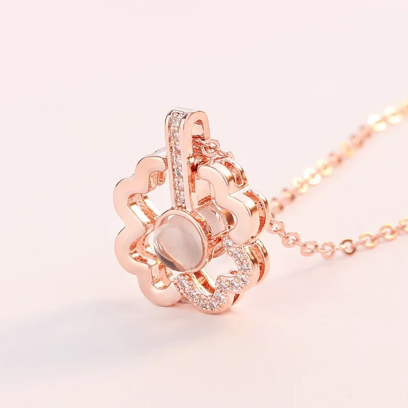 100 языков ожерелья для женщин изысканные украшения ожерелье с золотыми буквами