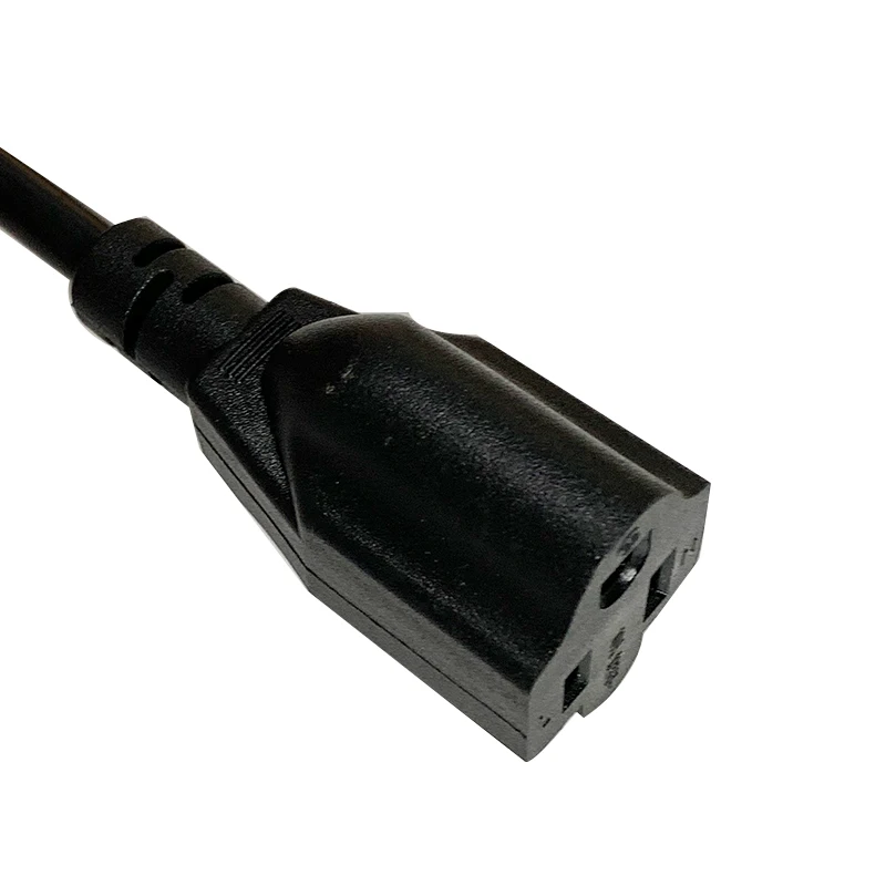 0,3 м 3*18 AWG C14-5-15R IEC320 C14 штекер для США Nema 5-15R Женский Шнур AC мощность УДЛИНИТЕЛЬ шнур адаптер провода