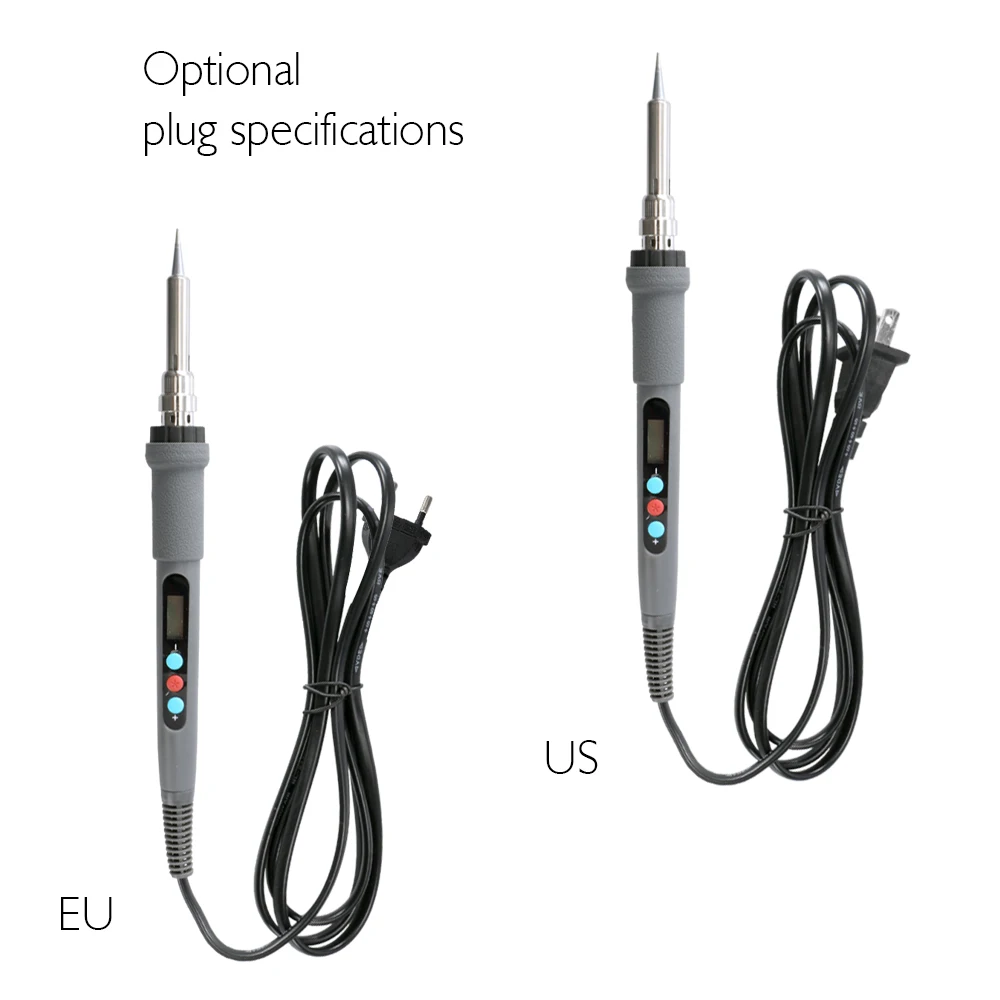 

High-tech Solder Iron Internal Heating Adjustable Digital-control Thermostatic Lead-free 60W Electric Soldering Iron Suit