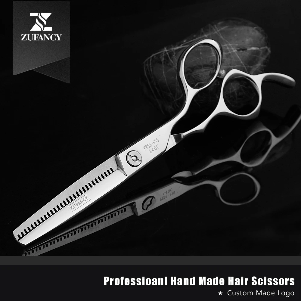 Fast shipped ZUFANCY professional high quality JAPAN 440C 6 inch hair scissors hairdressing cutting&ampthinning barber | Красота и