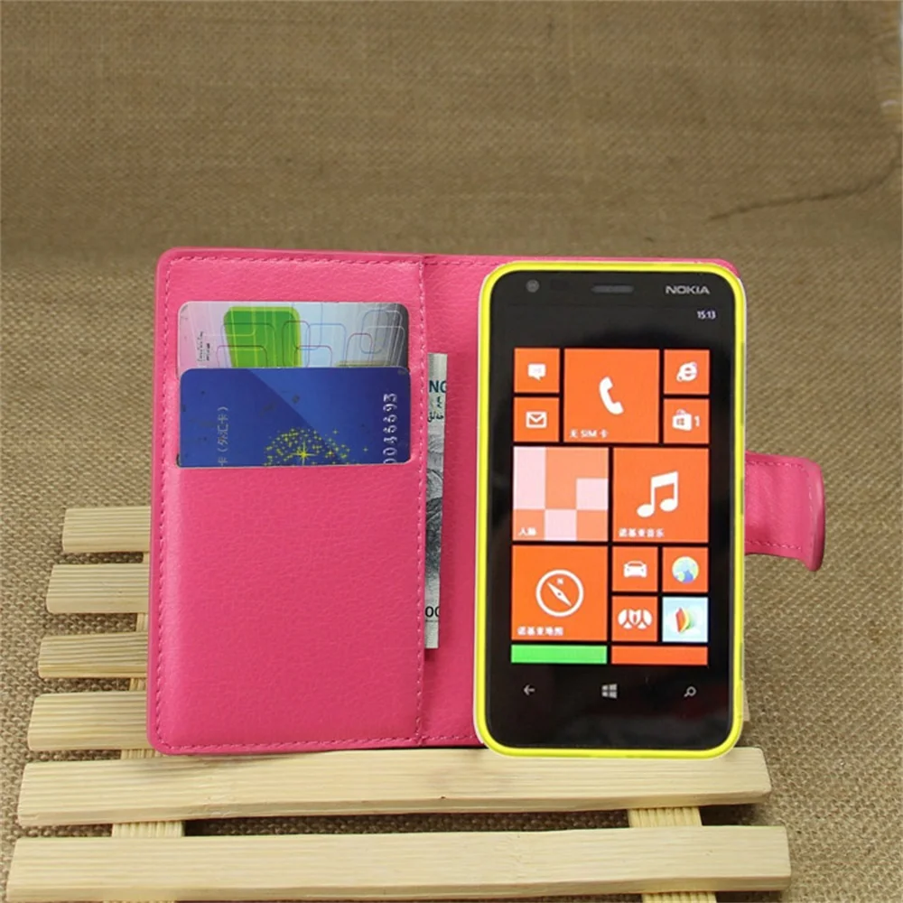 Cyboris чехол Nokia Lumia 620 флип личи кобура из искусственной кожи с отделением для карт
