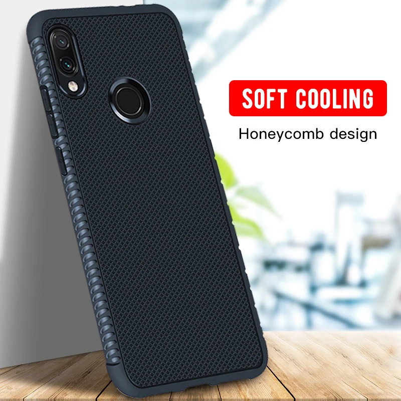 Ультратонкий чехол для телефона Xiaomi Redmi Note 7 Pro 5 6 6A Mi A2 Lite теплоотводящие