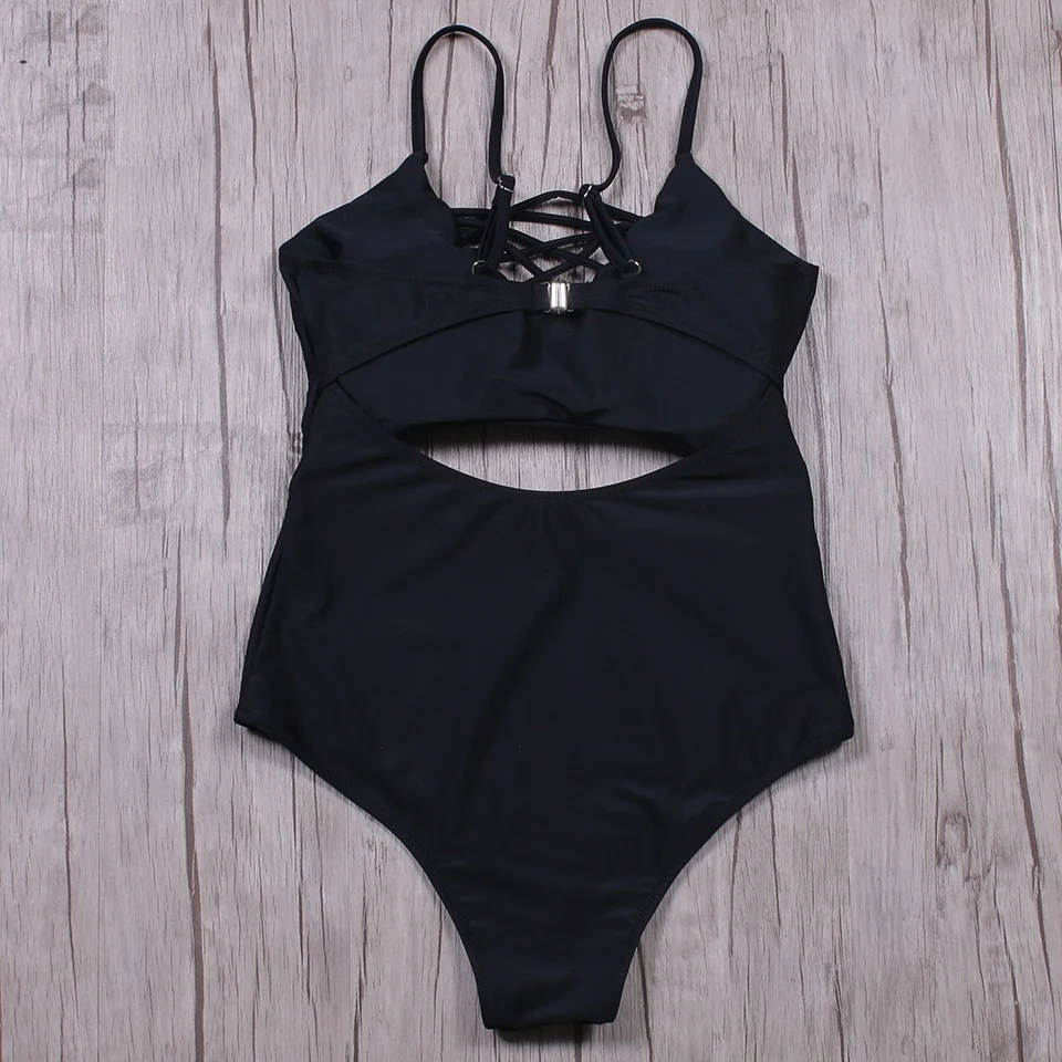 TCBSG Цельный купальник женский боди купальный костюм 2019 сексуальная винтажная