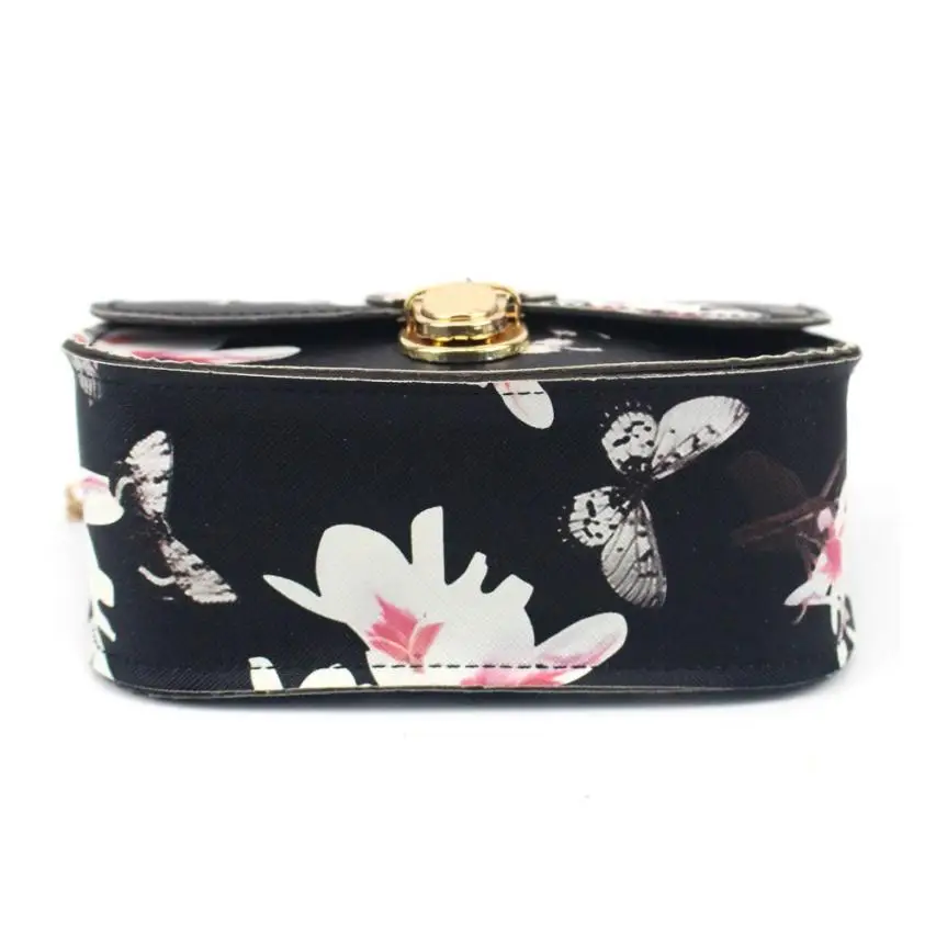 Женская сумка Большая вместительная с принтом в виде бабочки и цветов|Женские