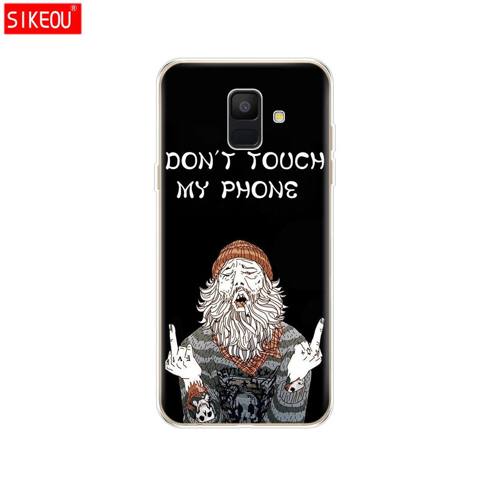 12068 Силиконовый чехол для samsung Galaxy A6 чехол Dual SIM SM A600 A600F для samsung A6 plus A605 A605F чехол защитный чехол - Цвет: 12068