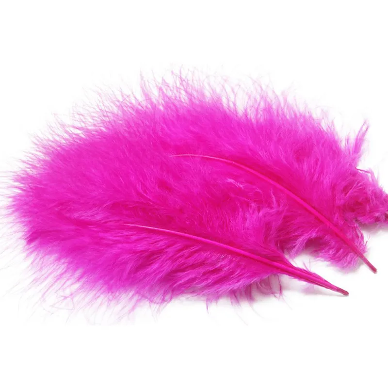 Разноцветные крашеные пушистые перья индейки 100 шт./лот для украшений сделай сам