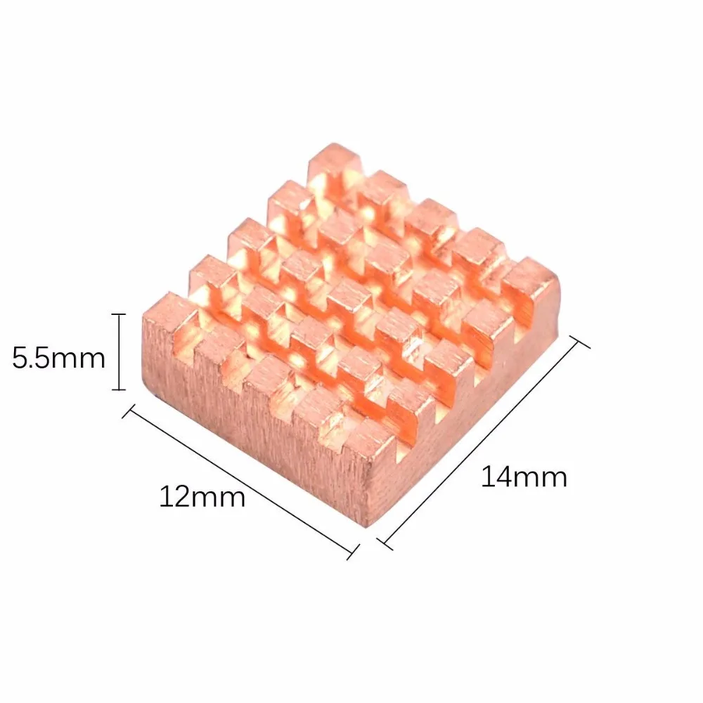 8pcs/set Cooling Copper Heatsink for Raspberry Pi Computer VGA RAM Heatsinks Cooler | Компьютеры и офис