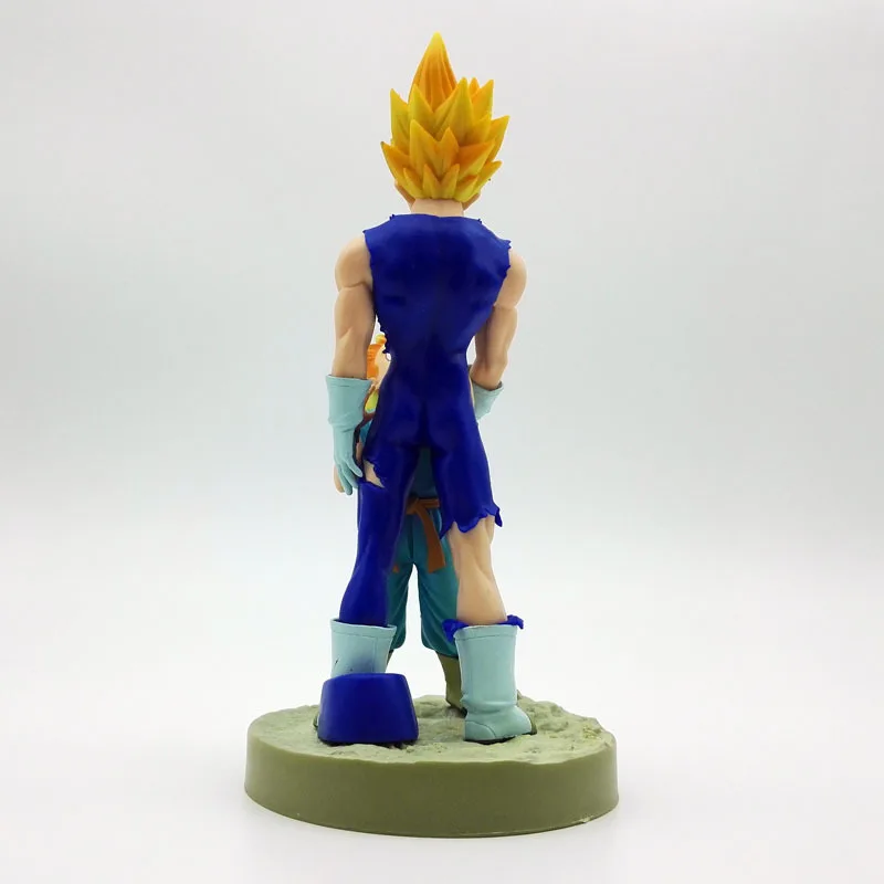 20 см Dragon Ball Z Супер Saiyan Вегета и Трун отец с Сон Гоку ПВХ Фигурки драматические витрина 4th сезон