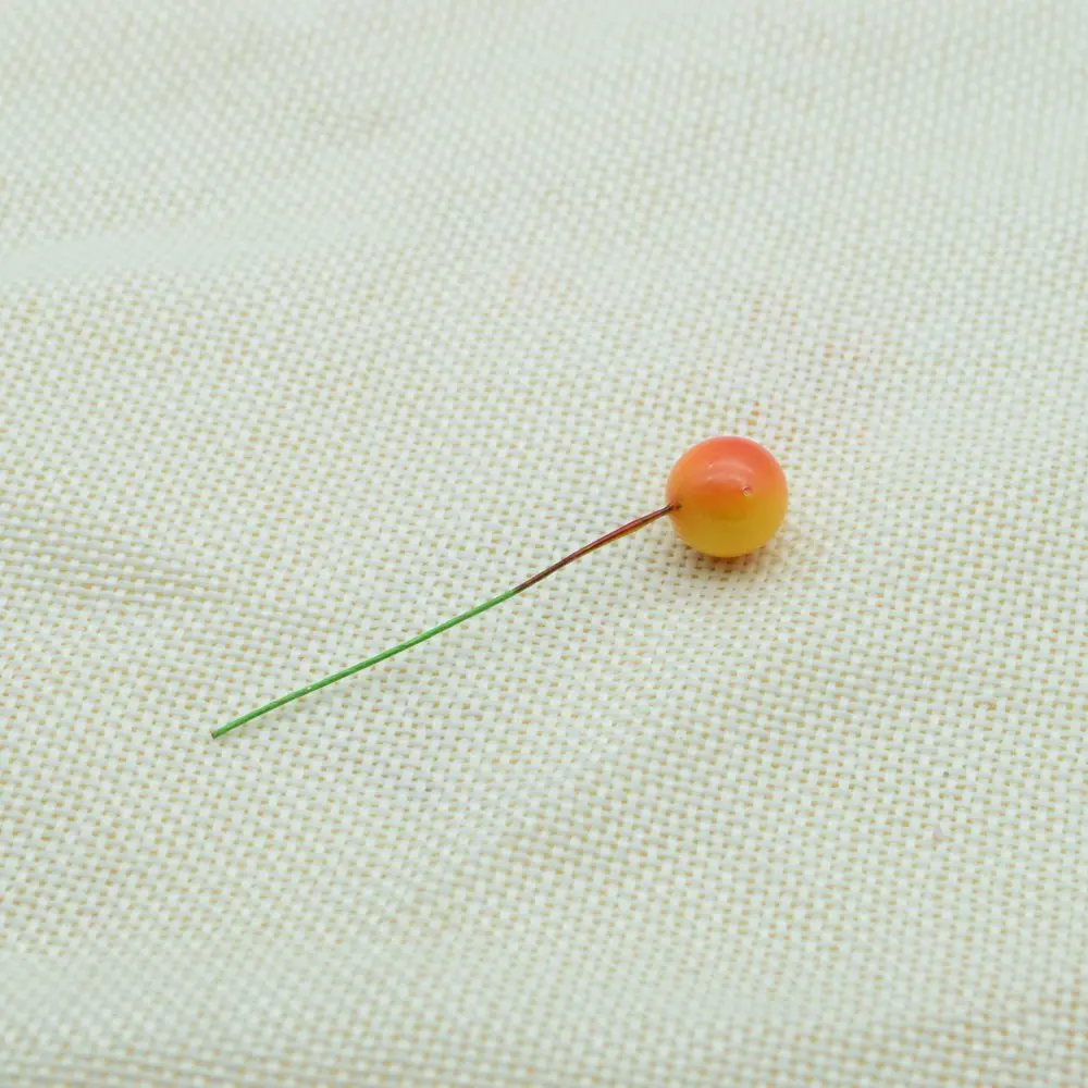 orange 30 шт./лот DIY подарки Скрапбукинг Рождественская гирлянда для украшения дома свадьбы поддельные флористики пена вишня искусственные фрукты, цветы - Цвет: orange