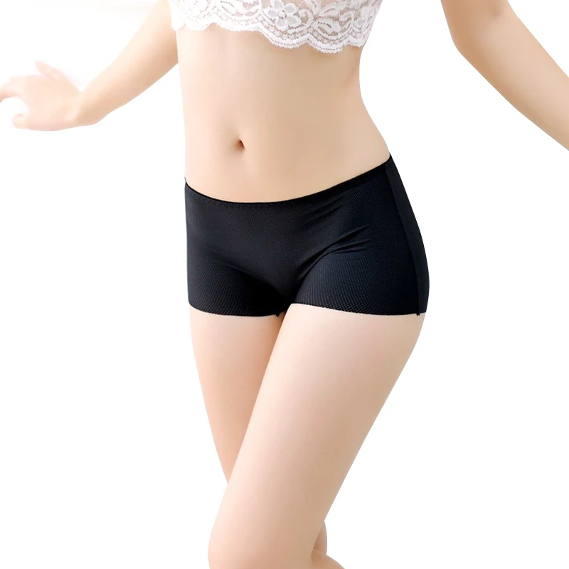 Sexy Women Soft Seamless Safety Short Pants Summer Under Skirt Shorts Soft Comfortable Ice Silk Breathable Short Tights For Girl