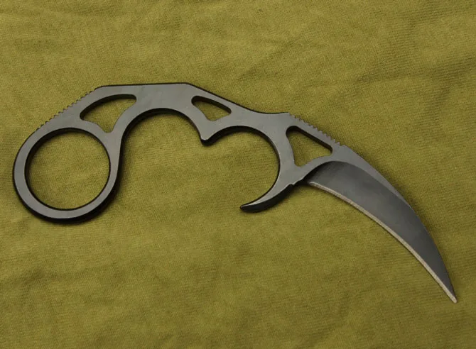 Нежный Hollow Тактический Коготь Нож Исправлена Охотничий Кемпинг Фиксированным