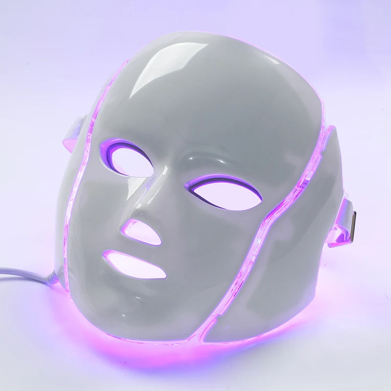 Горячие 7 цветов светильник фотона уход за кожей лица Led маска Красота устройства