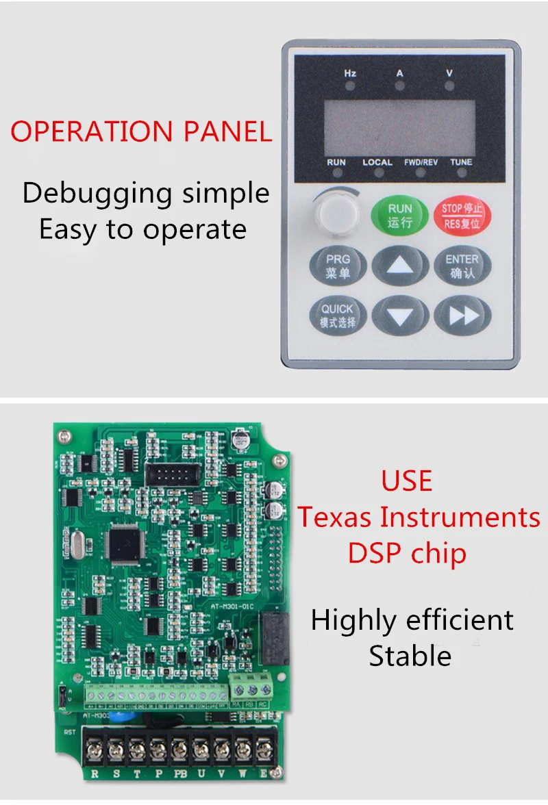 2.2KW 380V 3-фазовый Вход частотный инвертор vfd 3 фазы Трехфазная экономия энергии Мощность двигателя Скорость Управление частота приводной преобразователь 50/60Hz