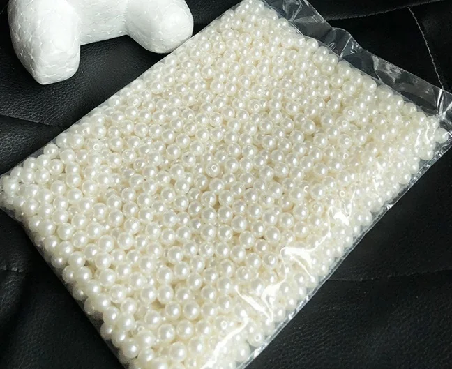 Diy Материал 1000 шт жемчужный медведь пакет розовый модель из пены пресс форма