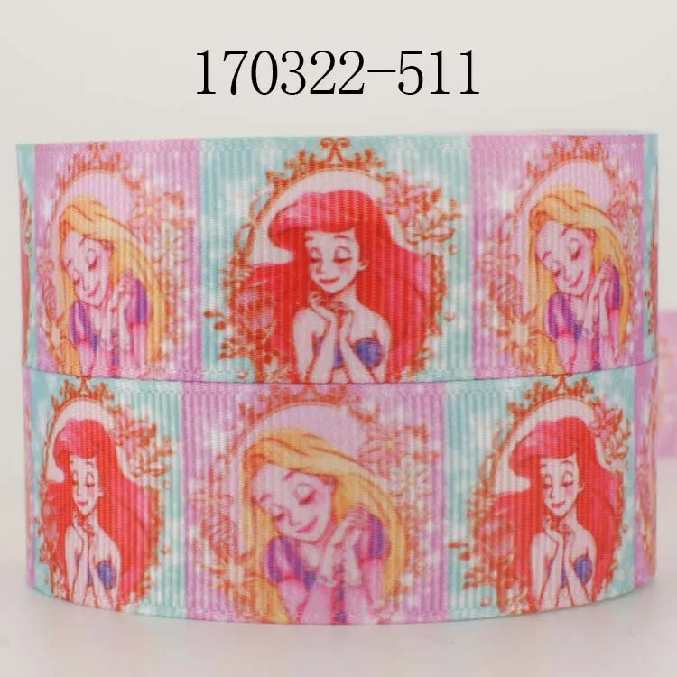 Ленты для милой принцессы 10 размеров разные размеры ленты с мультяшным принтом |