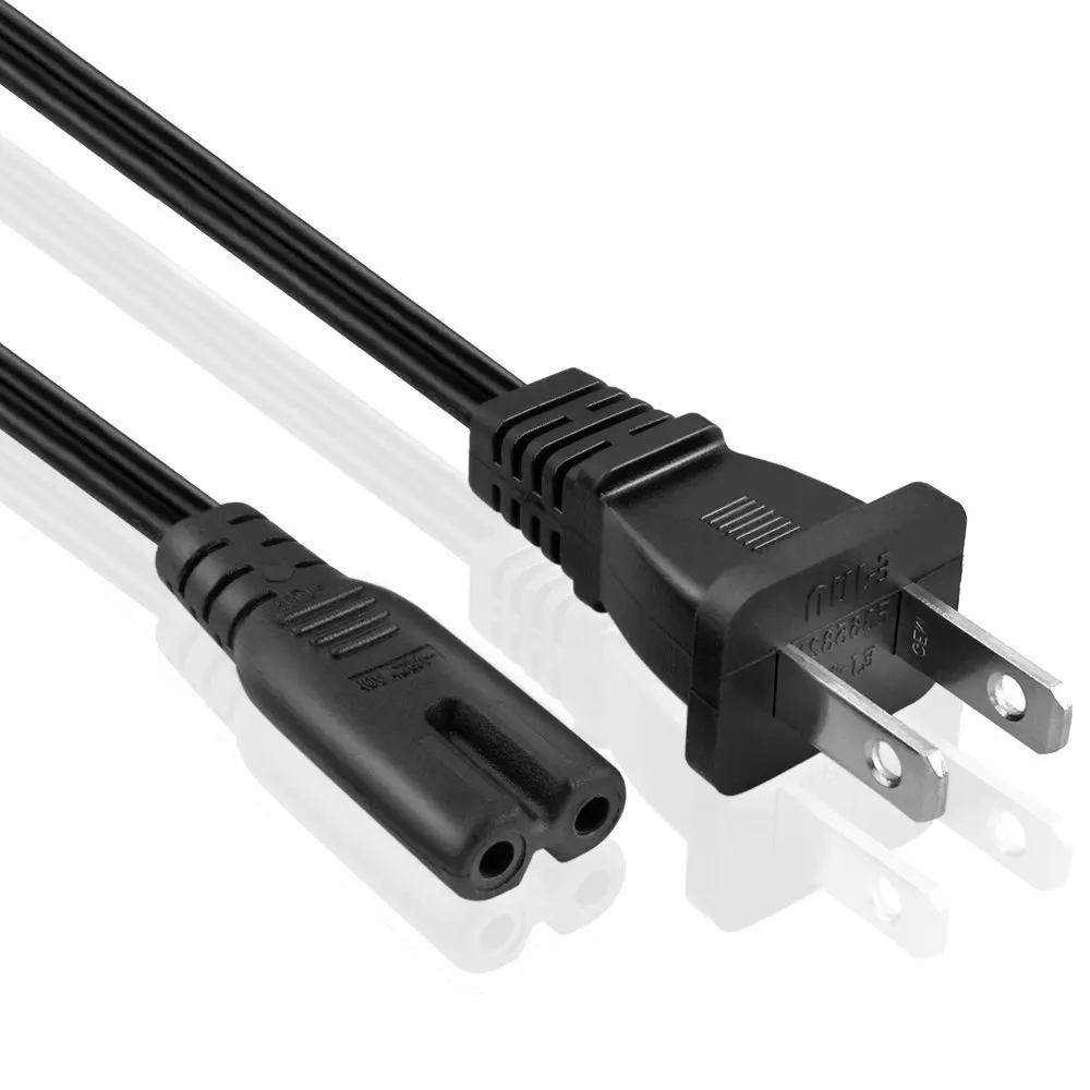 Универсальный 2 зубчатый шнур питания NEMA 1 15P к IEC320 C7 рис. 8 дробовик разъем AC кабель