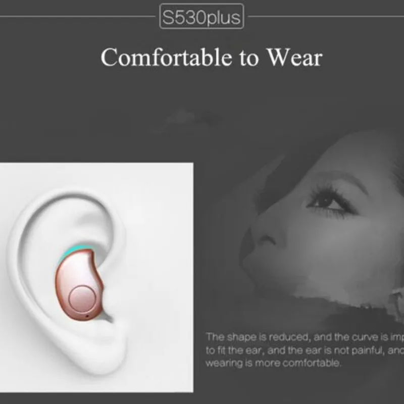 Bluetooth наушники CUFOK S530 plus компактные с микрофоном|mini headset bluetooth|bluetooth earphonemini bluetooth