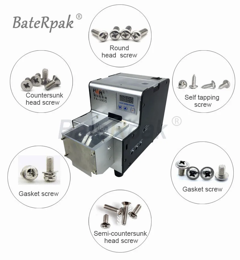 BateRpak/FUMA автоматическая машина для подсчета винтов FA-590S с бункером/устройство для подсчета винтов переменного тока 100-240 В