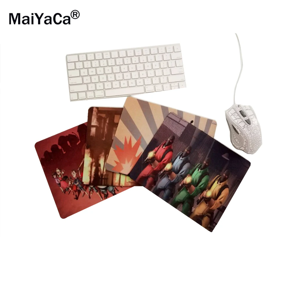 Резиновые коврики для игровой мыши MaiYaCa Team Fortress 2 18*22 см и 25*29 см|mouse mat|gaming mouse matteam