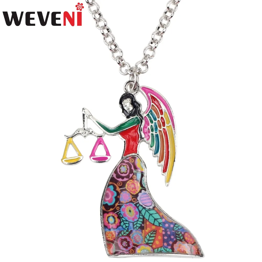 Массивное ожерелье WEVENI со знаками Зодиака удачи из металлического сплава модная