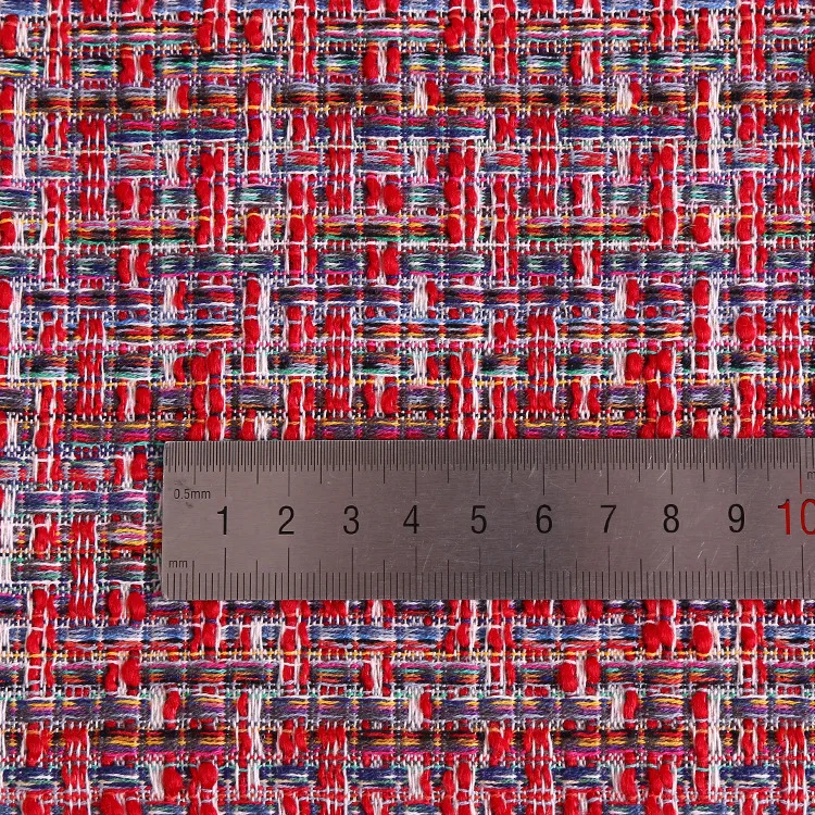 Окрашенная пряжа смешанного цвета твидовая ткань осенне зимнее пальто fabrics