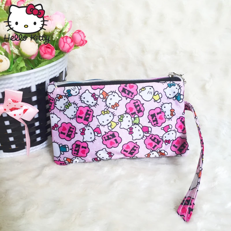 Hello Kitty милая сумка для макияжа с героями мультфильмов Подарочный кошелек