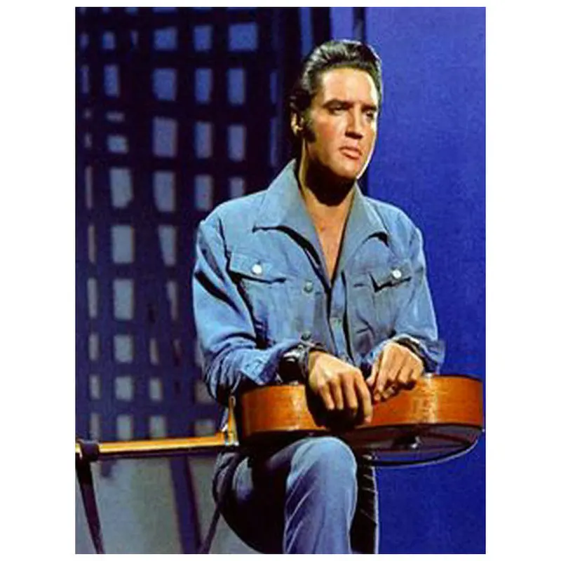 Алмазная 5D мозаика Elvis Presley картина с изображением значков гитары квадратная