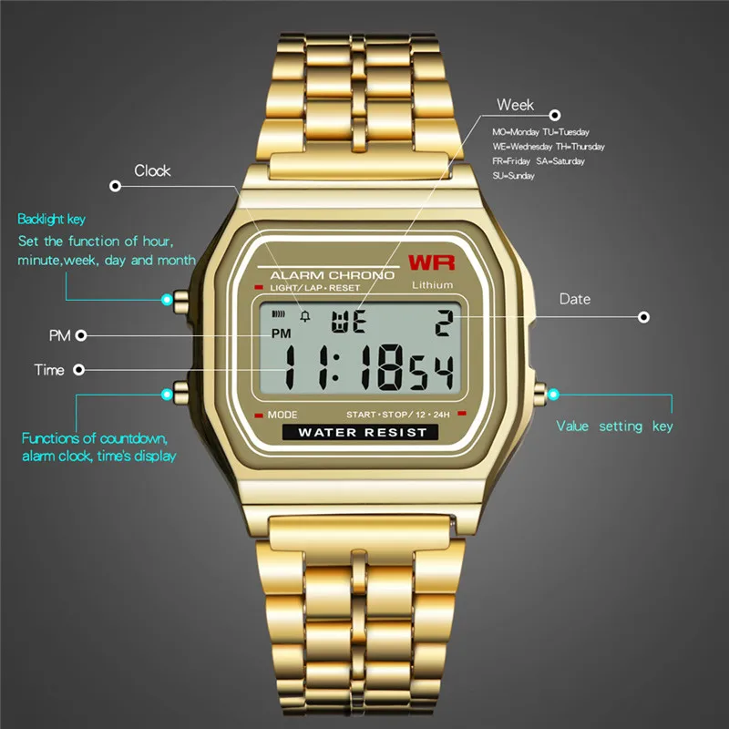 Стильные Montre Reloj мужские спортивные часы мужские водонепроницаемые цифровые часы модные Relojes Hombre relogio Saat relogio digital# A