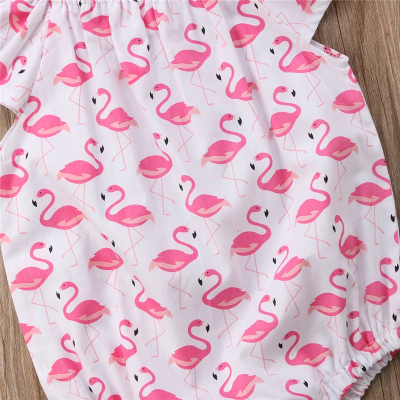 Комбинезон с рукавами крылышками для маленьких девочек летняя одежда детей 0 24