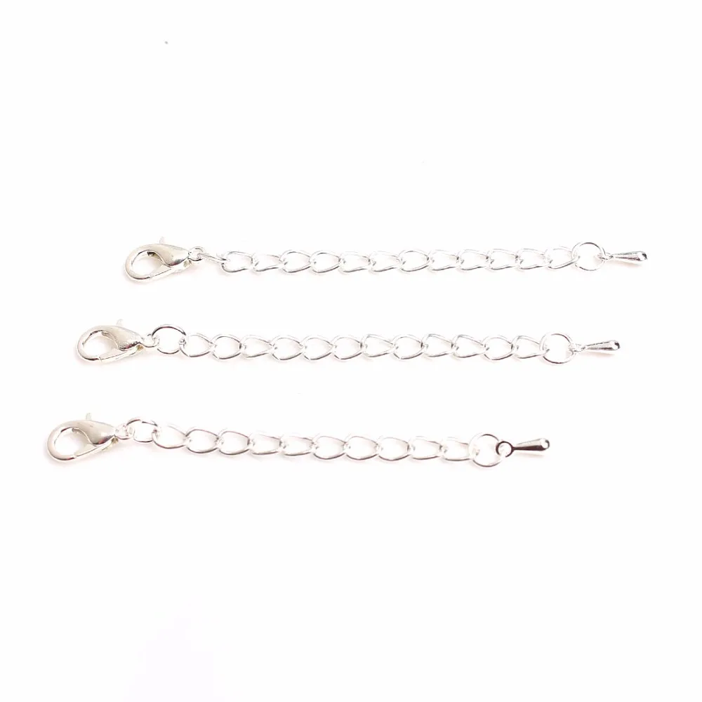 6 шт./лот 80 мм цепочка для ожерелья браслета удлиненные цепочки ювелирных