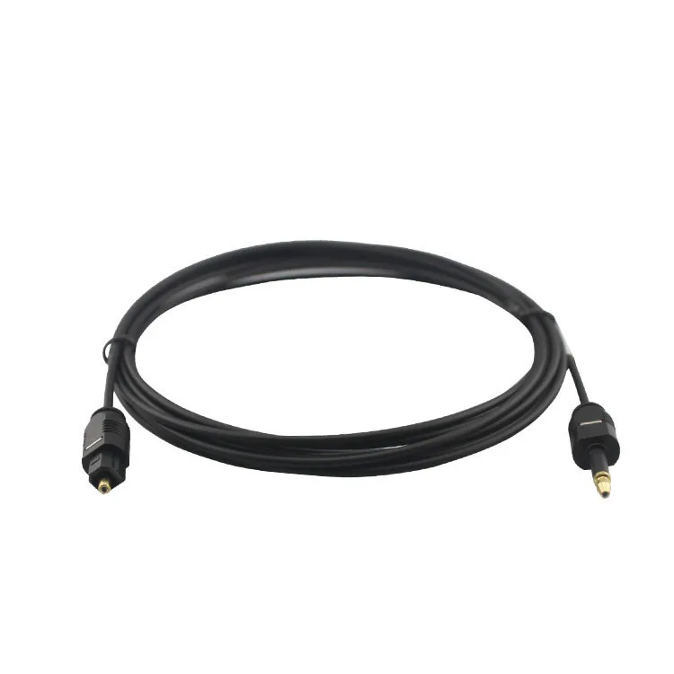 Toslink 3 5 мм Цифровой оптический аудио кабель SPDIF Волоконно Оптический круглый