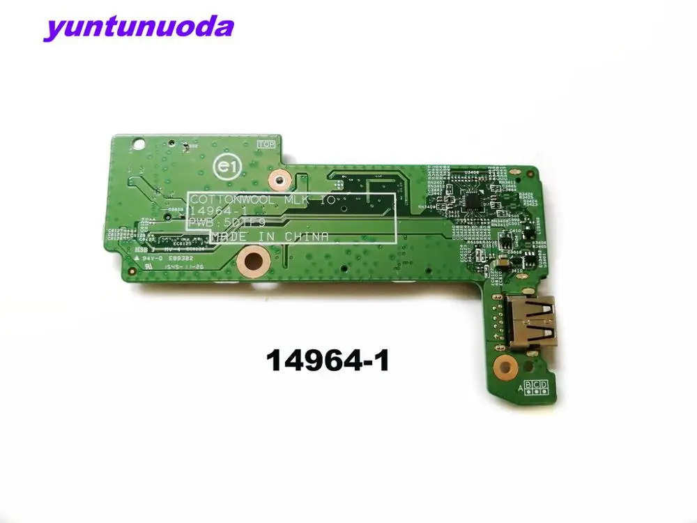 

Оригинал для Inspiron 13 13-7353 13-7000 7359 0GMTD5 COTTONWOOD IO 14964-1 5DTF9 USB кардридер переключатель плата протестирована хорошо бесплатно
