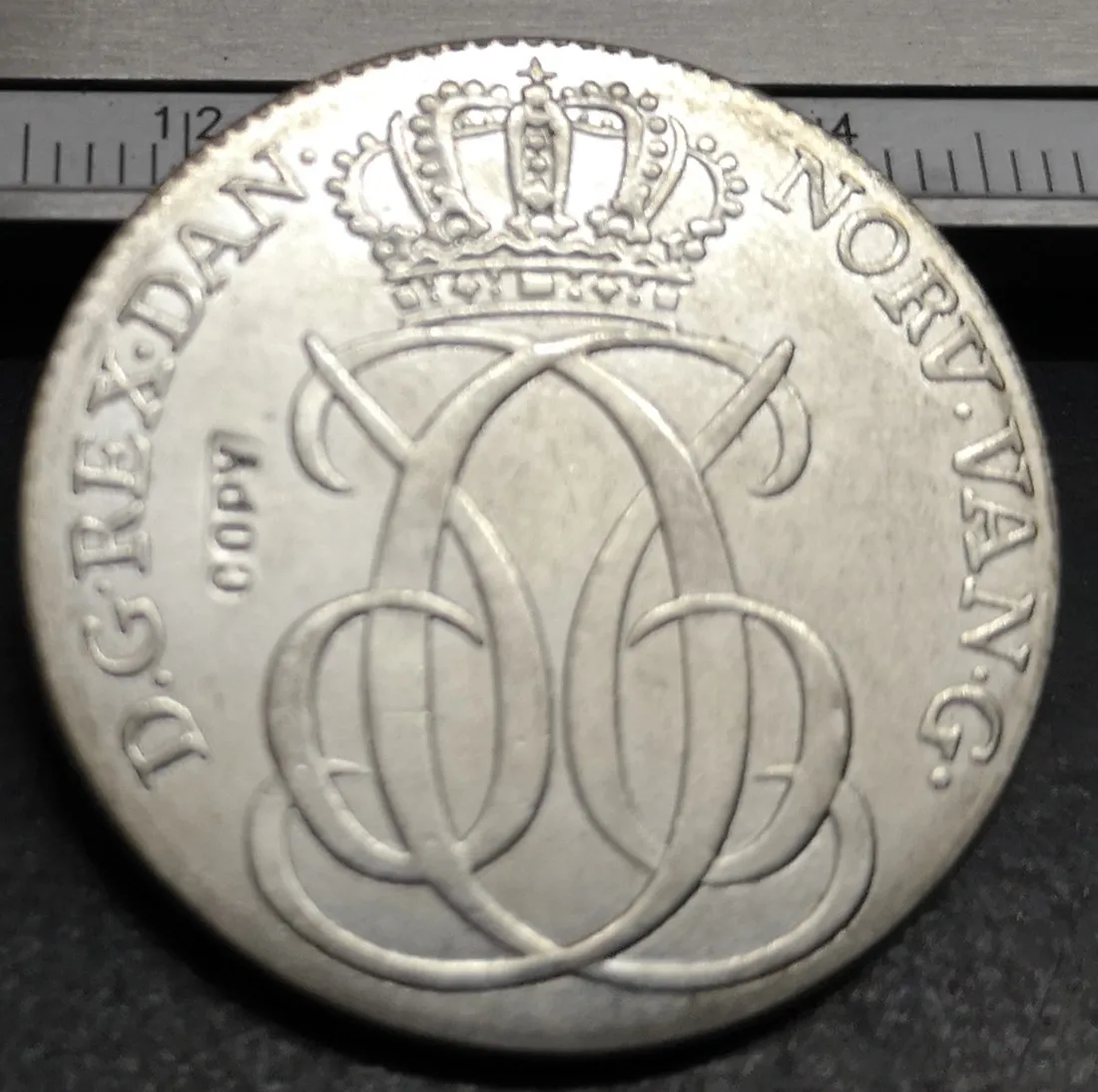 1742 Дания 24 ролика данск Кристиан Ви серебряная копия монеты|coin coins|coin copycoins silver |