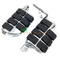 motorcycle footpegs aluminum chrome foot pegs footrest footboards for harley touring electra glide softail dyna yamaha honda