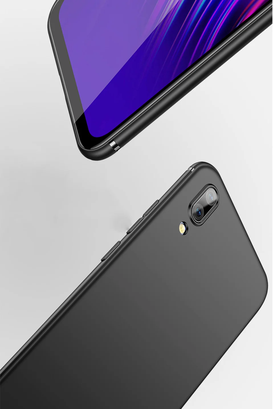 New Luxury Slim Silicon Case For Huawei Nova 3 2 2S plus CoqueTPU Phone Honor V8 V9 V10 Note10 9 Black Soft Matte |