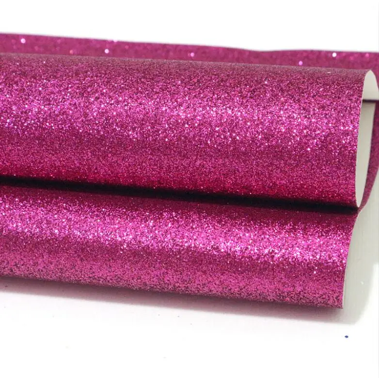 shocking pink 1 шт. 21*29 см A4 Блестящий синтетический лист из искусственной кожи Ткань искусственная кожа Сделай Сам Луки товары для рукоделия - Цвет: shocking pink