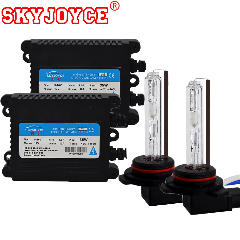 SKYJOYCE hid лампа для фар HIR2 9012 лампы 35 Вт 12 В балласт биксеноновых проекторов