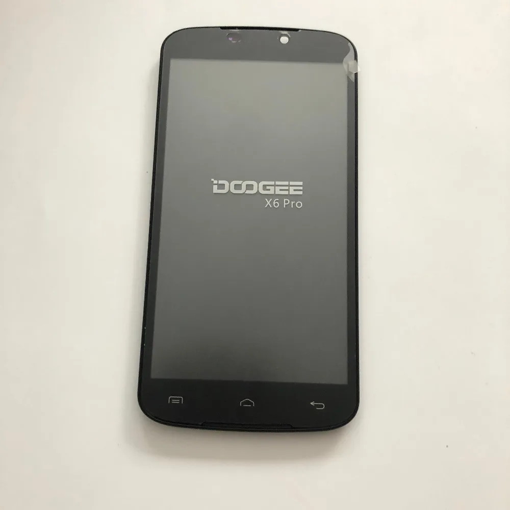 Используется ЖК дисплей экран + сенсорный рамка для DOOGEE X6 PRO MTK6735 четырехъядерный 5