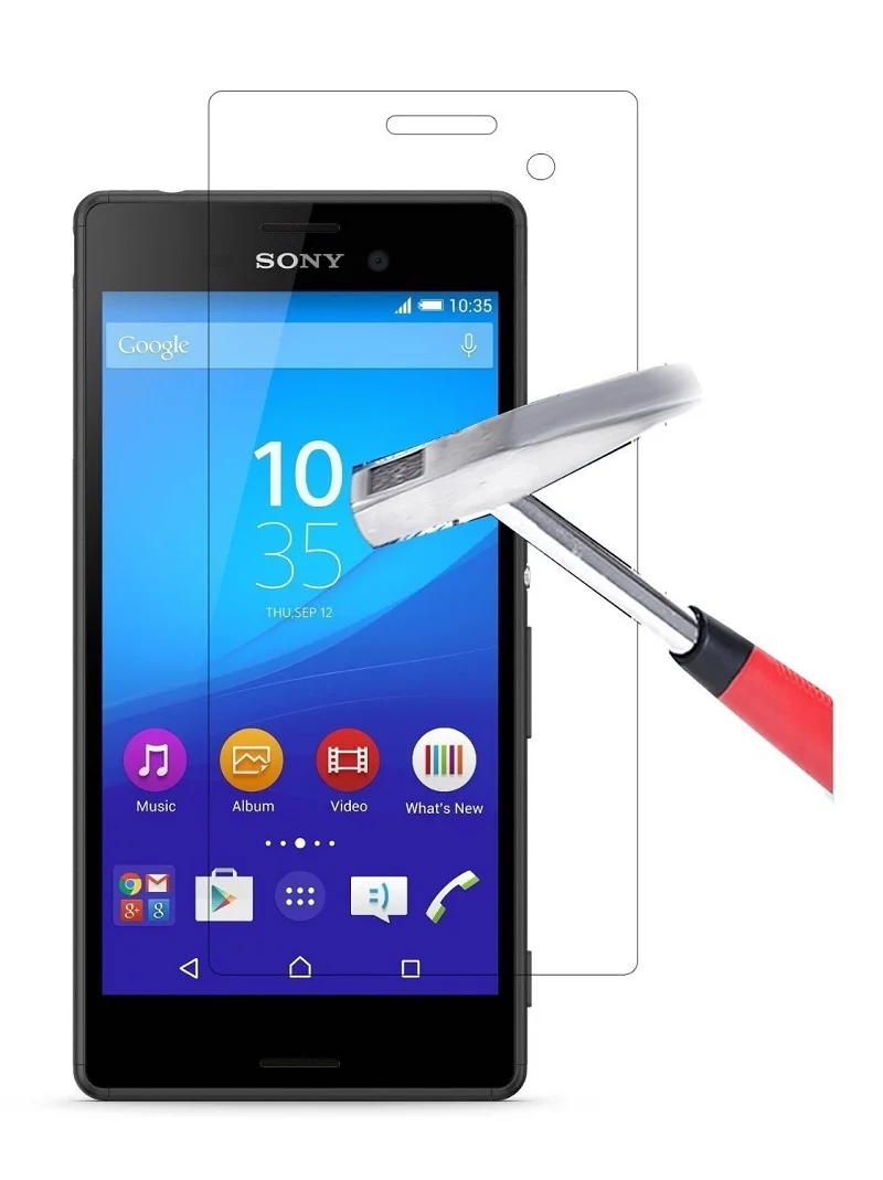 Защитное стекло для Sony Xperia M4 Aqua M2 M5 закаленное защитная пленка из фольги|Защитные