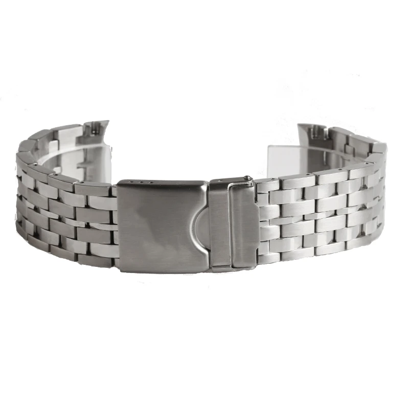 

WENTULA watchbands for TISSOT T008 PRC100 T22 stainless steel solid band folding buckle