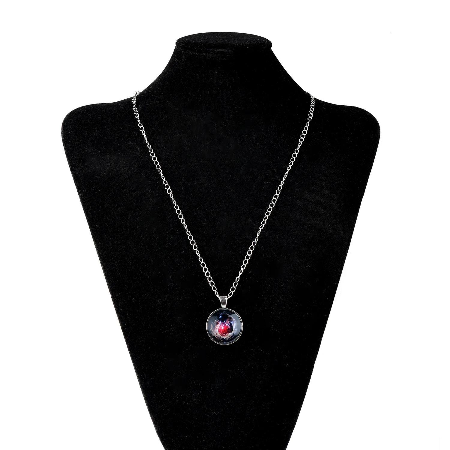 Lureme серия Time Gem Подвеска с ярким небом в виде диска ожерелье для девочек и женщин