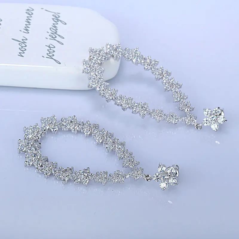 2015 Factory Waterdrop AAA CZ Earrings for Women Bridal Wedding Jewelry Luxury Banquet Dress Accessories GLE4508 | Украшения и