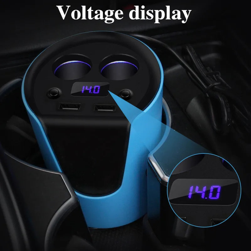 Автомобильное зарядное устройство с двумя USB портами 12 24 В 3 1 А|adaptor mains|adaptor ukadaptor