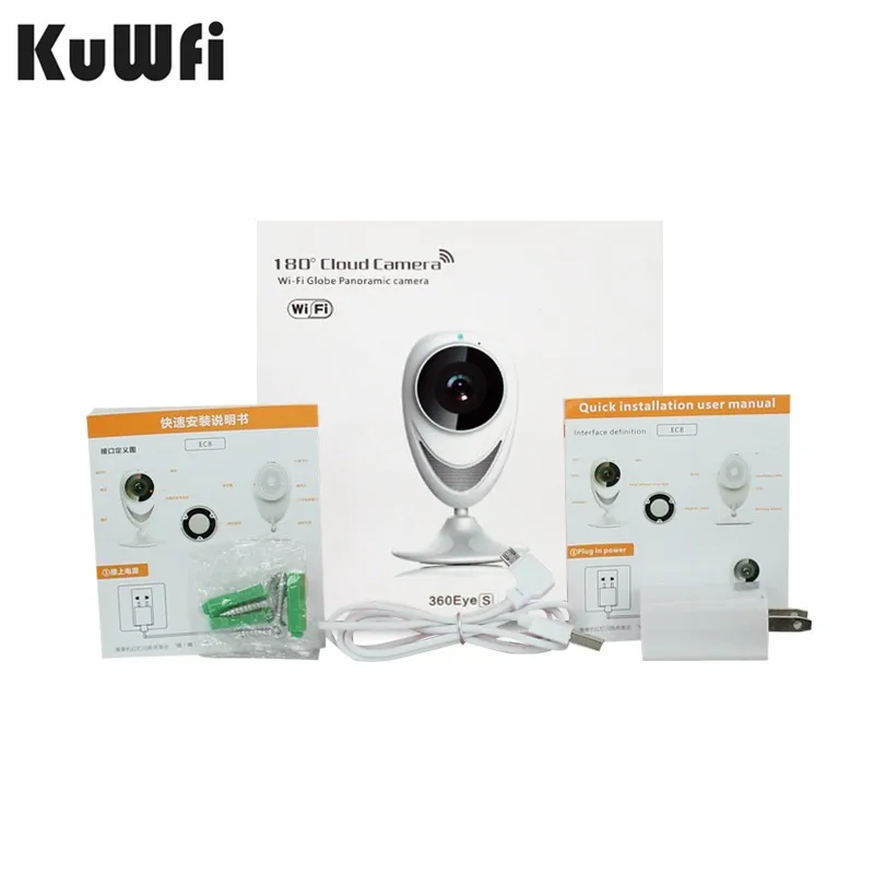 Беспроводной мини IP Камера 720 P HD 1.0mp Wi Fi 180 градусов панорамный 360 глаза ИК Ночное